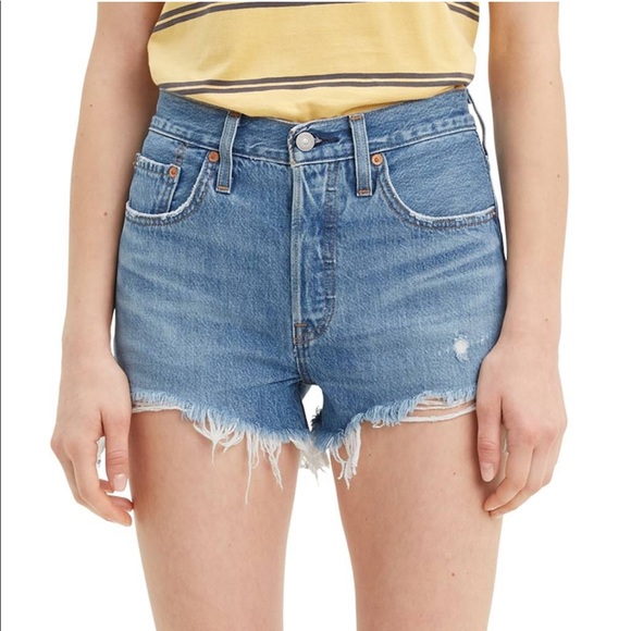 Levi's | Shorts | Levis 5 High Rise Shorts In Sansome Breeze | Poshmark